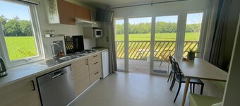 Serene Chalet in Schoonloo With Patio