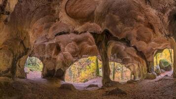 Vue depuis lâhĂ©bergement