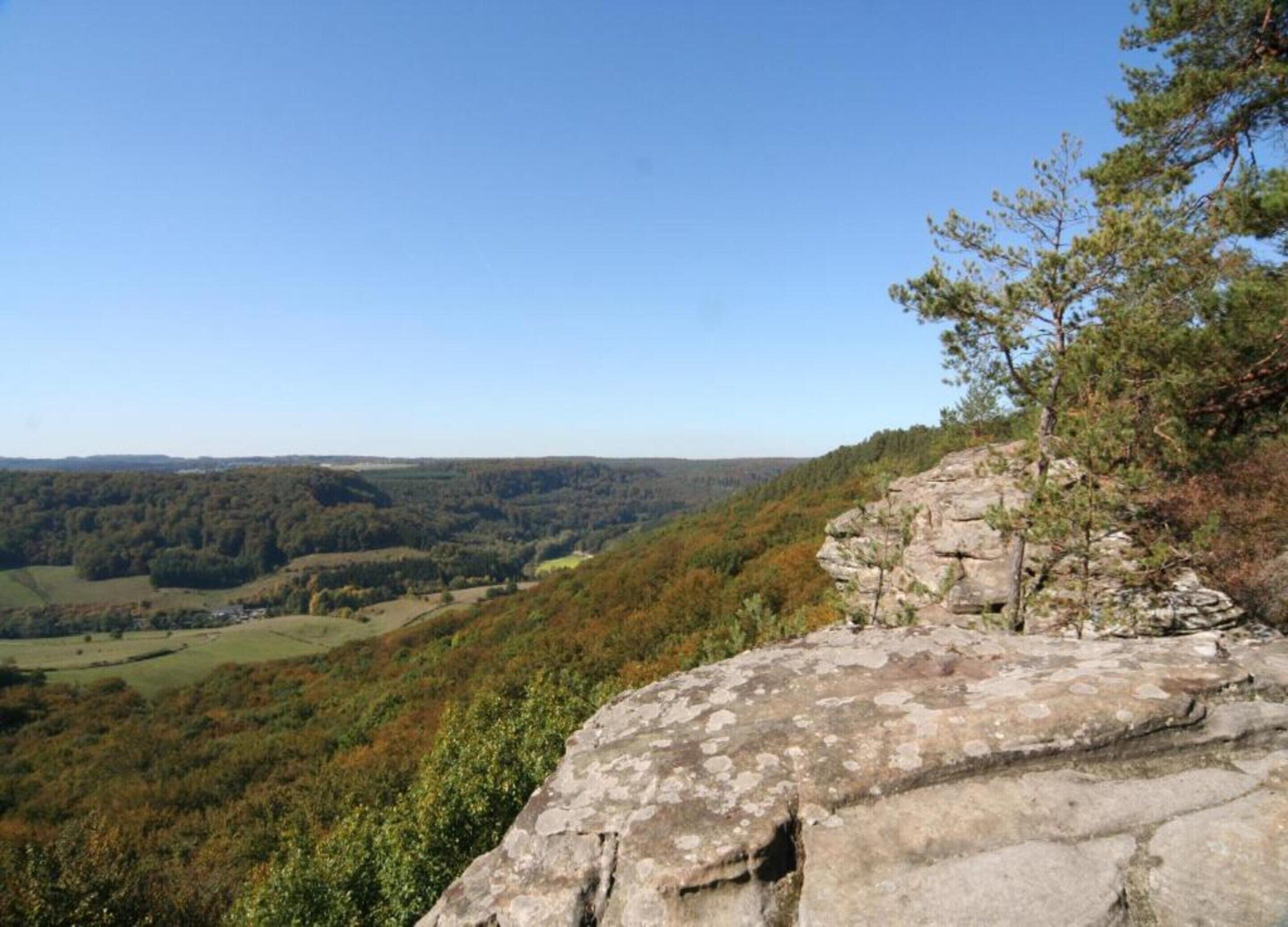 Blick von der Unterkunft