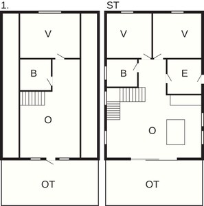 House | Floor plan - 6 Person Holiday Home in Laeso-by Traum (Læsø)