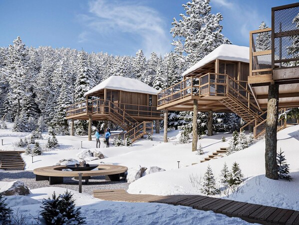 Tent | Exterior - Safari Tent in Nassfeld Near Ski Slope (Kotschach-Mauthen)