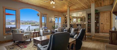 スマートテレビ、暖炉