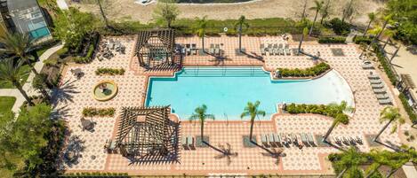 Una piscina climatizada