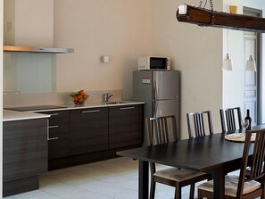 Apartment | Private kitchen | High chair - Winery Apartment for two With Private Terrace (La Torre de Claramunt)
