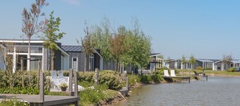 Chalet in Zeeland by Scenic Pond