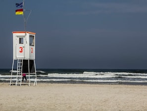 On the beach