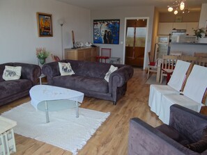 Living room - Seawind 503 With Frontal sea View (Nieuwpoort)