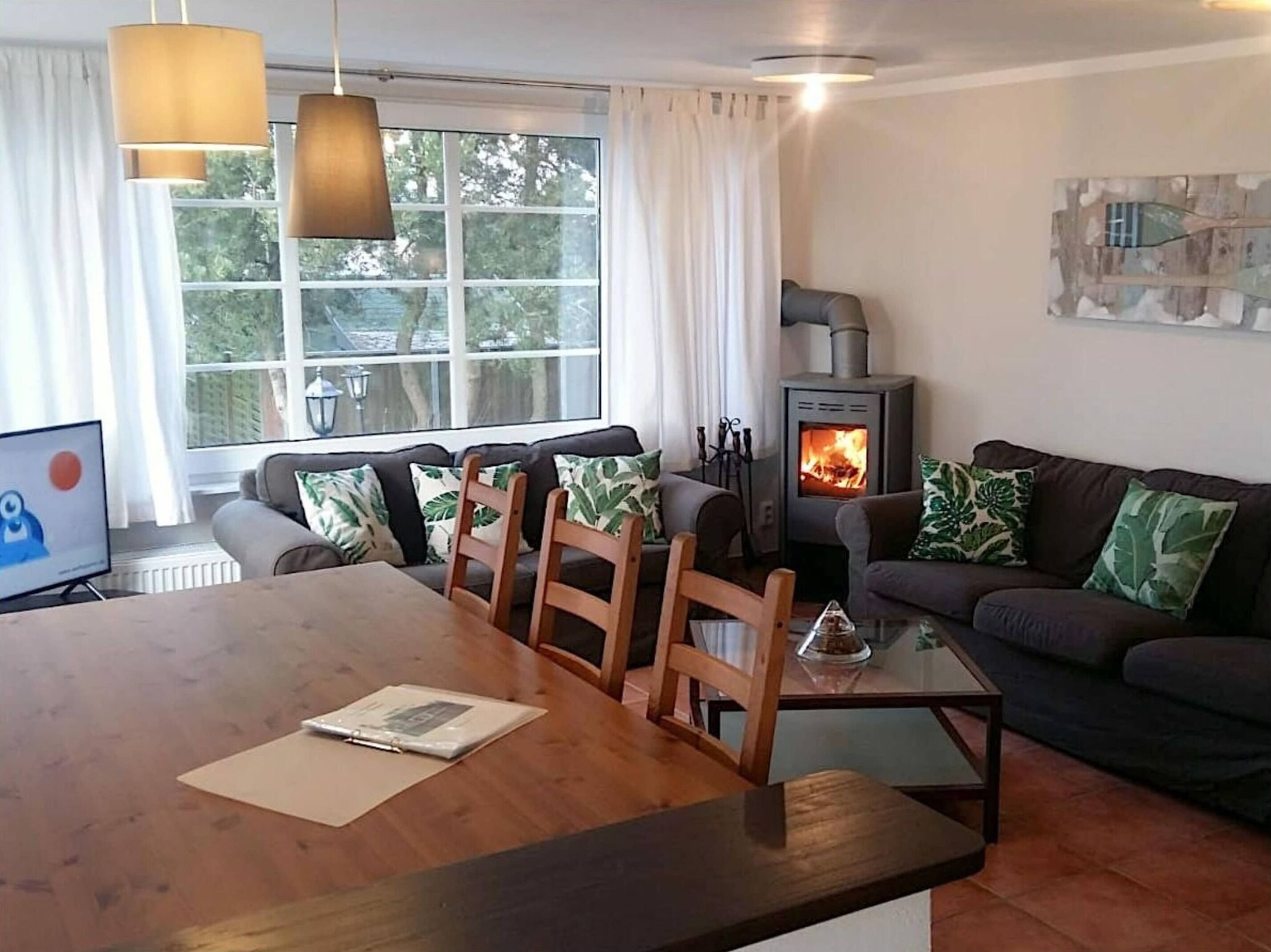 Apartment | Private kitchen | Oven, electric kettle, toaster