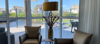 Villa by the Water With Sauna and Terrace