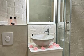 Apartment | Bathroom | Hair dryer - Apartments Jelena - One Bedroom Apartment (Dubrovnik)