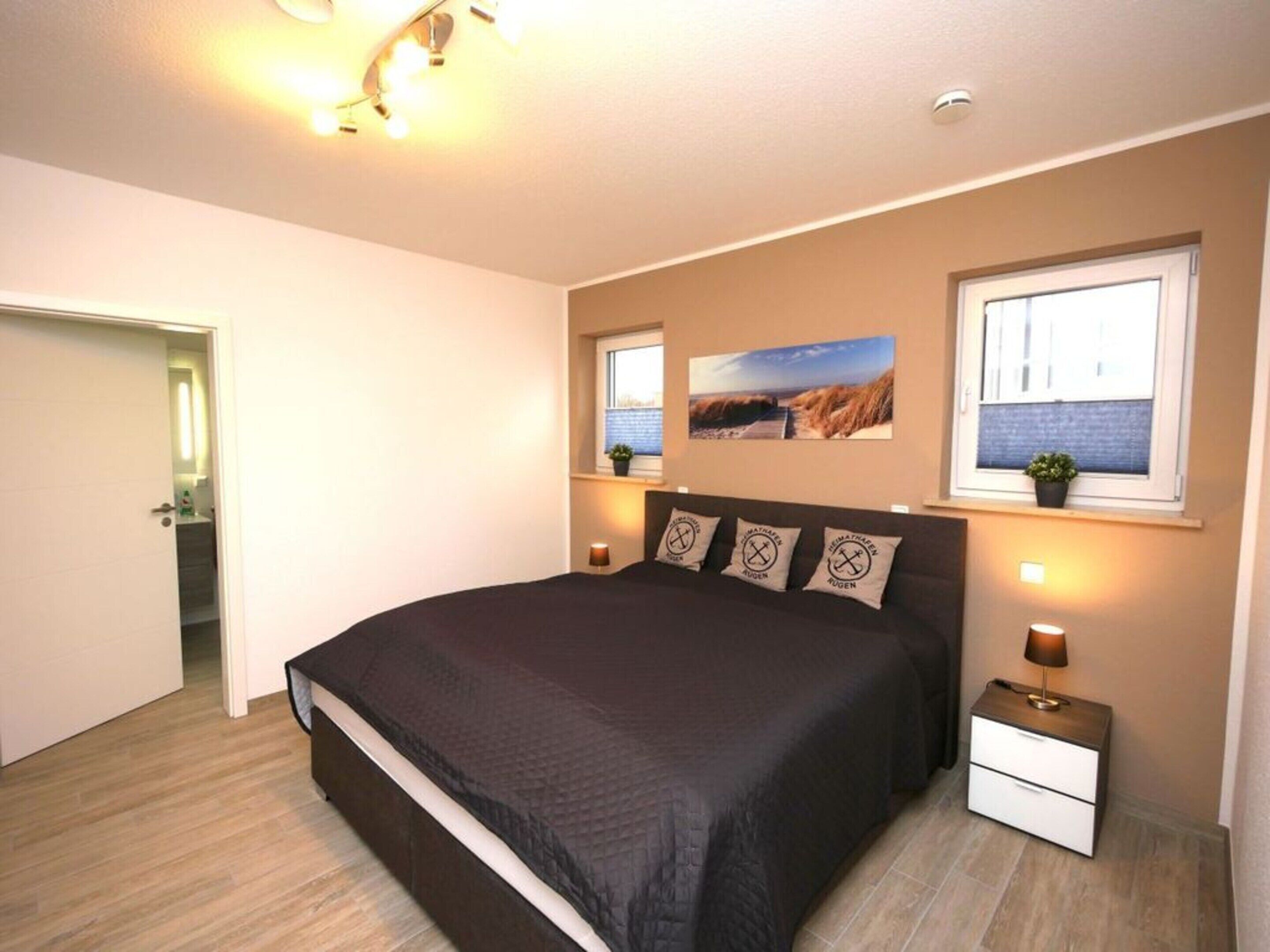 4 bedrooms, individually furnished, iron/ironing board