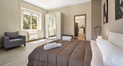 Maison de vacances 'Appartamento Elegante Carbonia' avec balcon, Wi-Fi et climatisation