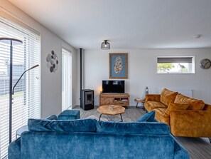 House | Living area - Holiday Home Near Forest With Wellness Garden (Den Burg)