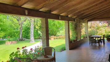 Studio, vue sur le jardin | Vue de la chambre