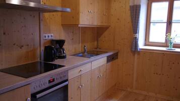 Apartment | Private kitchen | Oven, electric kettle, toaster