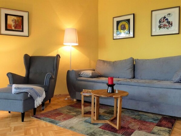 Living area - Holiday Apartment Fernblick (Daberkow)