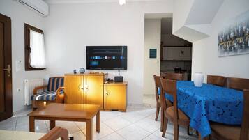 Familienapartment | Wohnbereich | Flachbildfernseher