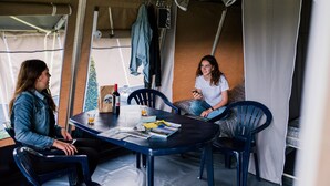 Tent | Dining - Tent Lodge Near Echternach Nature Park (Echternacherbruck)