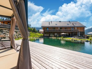 Chalet | Pool | Outdoor pool - Lovely Chalet in Wolting With Natural Pond (Tamsweg)