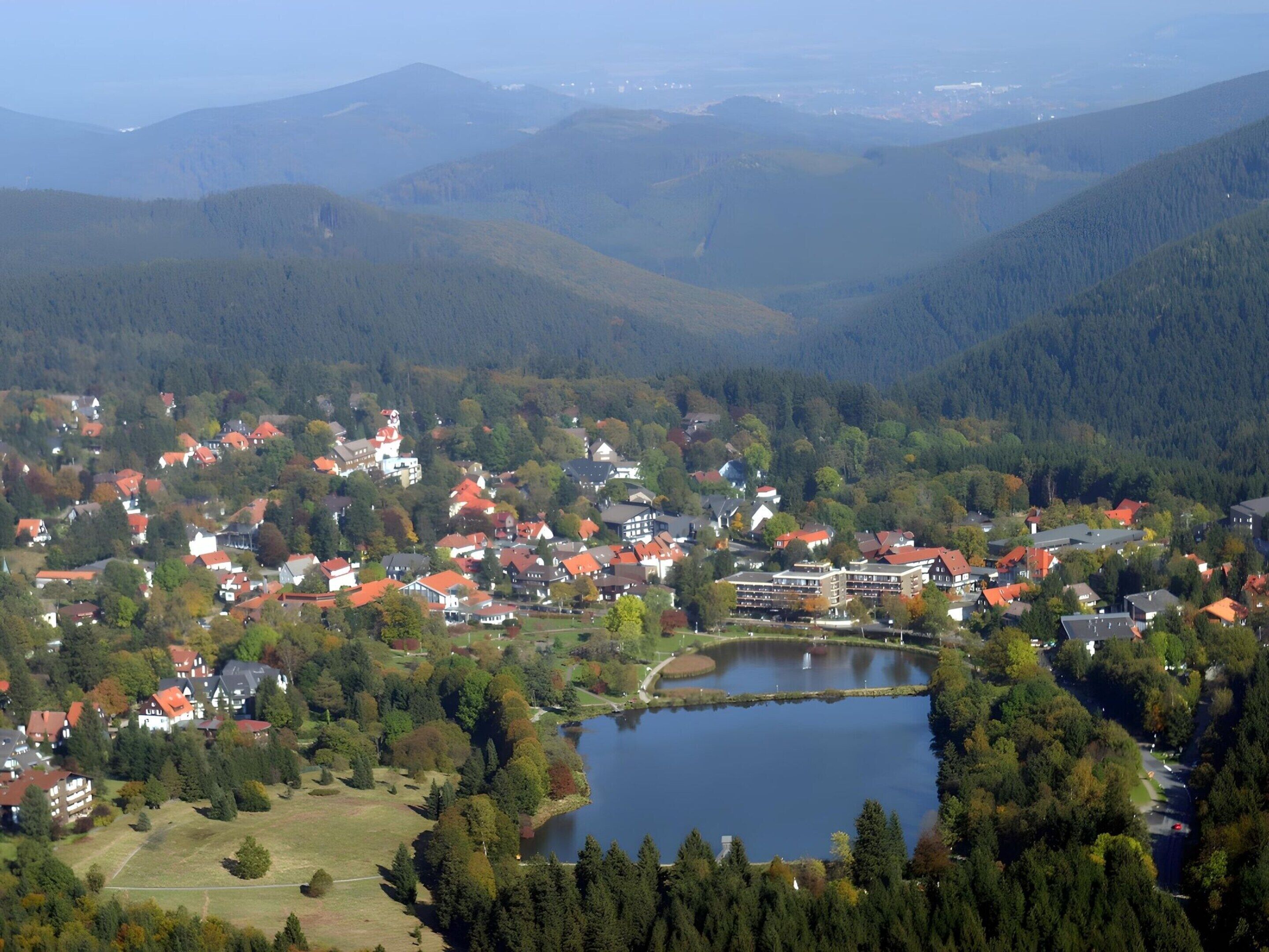 Blick von der Unterkunft