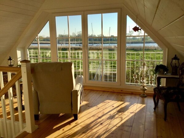 Blick von der Unterkunft