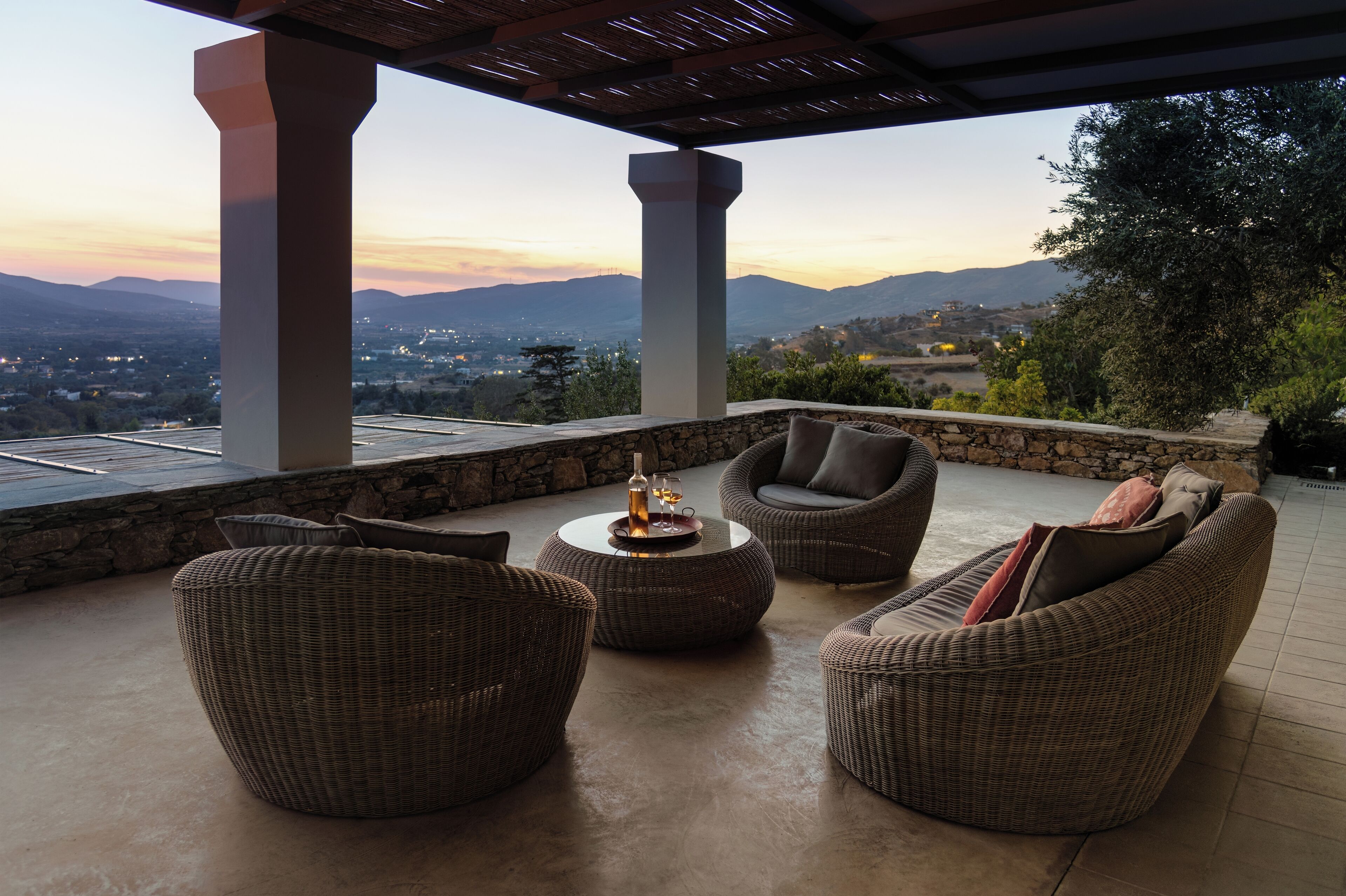 Panoramic Villa, 2 Bedrooms, Private Pool, Sea View | 2 bedrooms, Egyptian cotton sheets, premium bedding, in-room safe