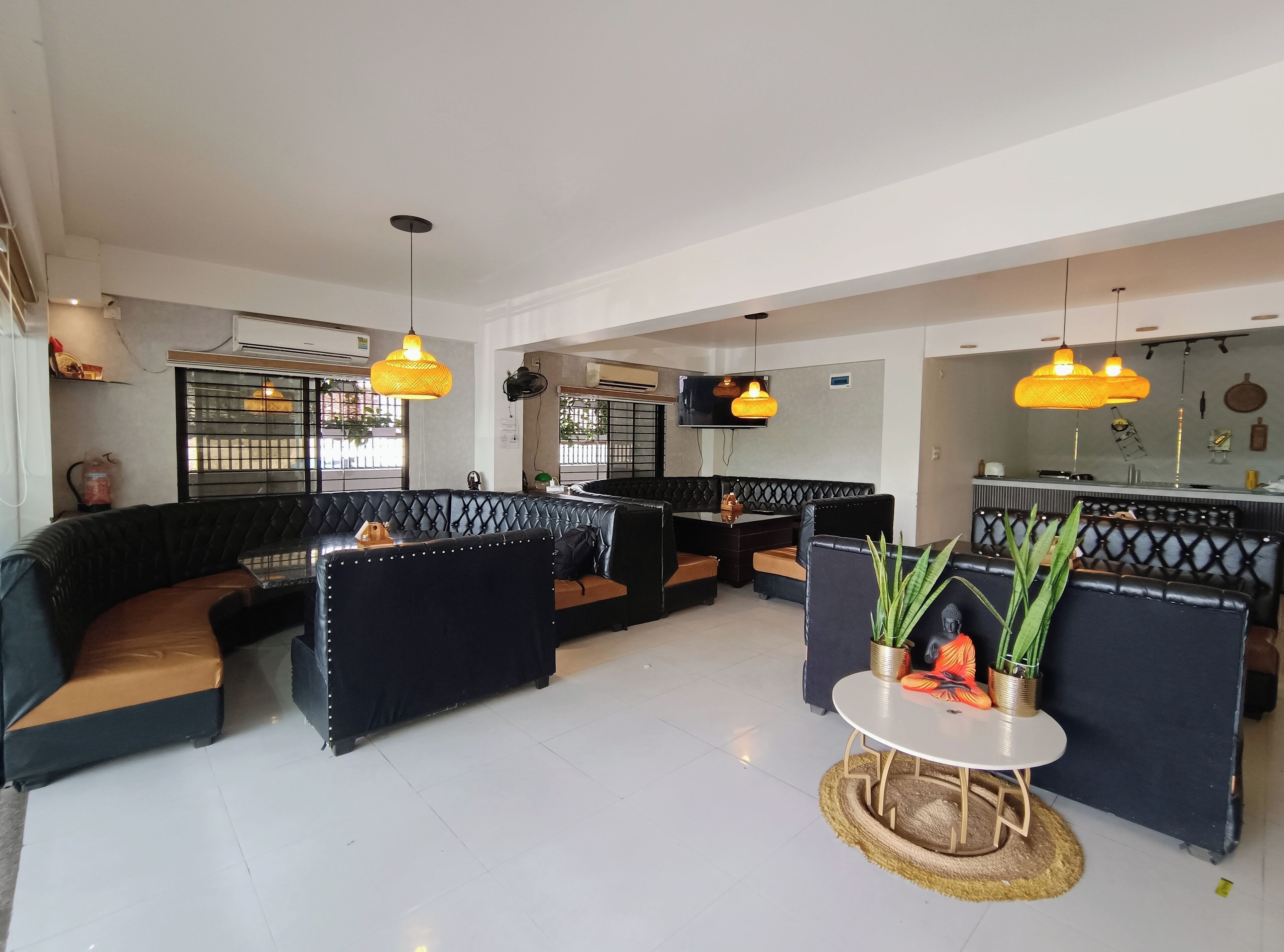 Sitteområde i lobbyen