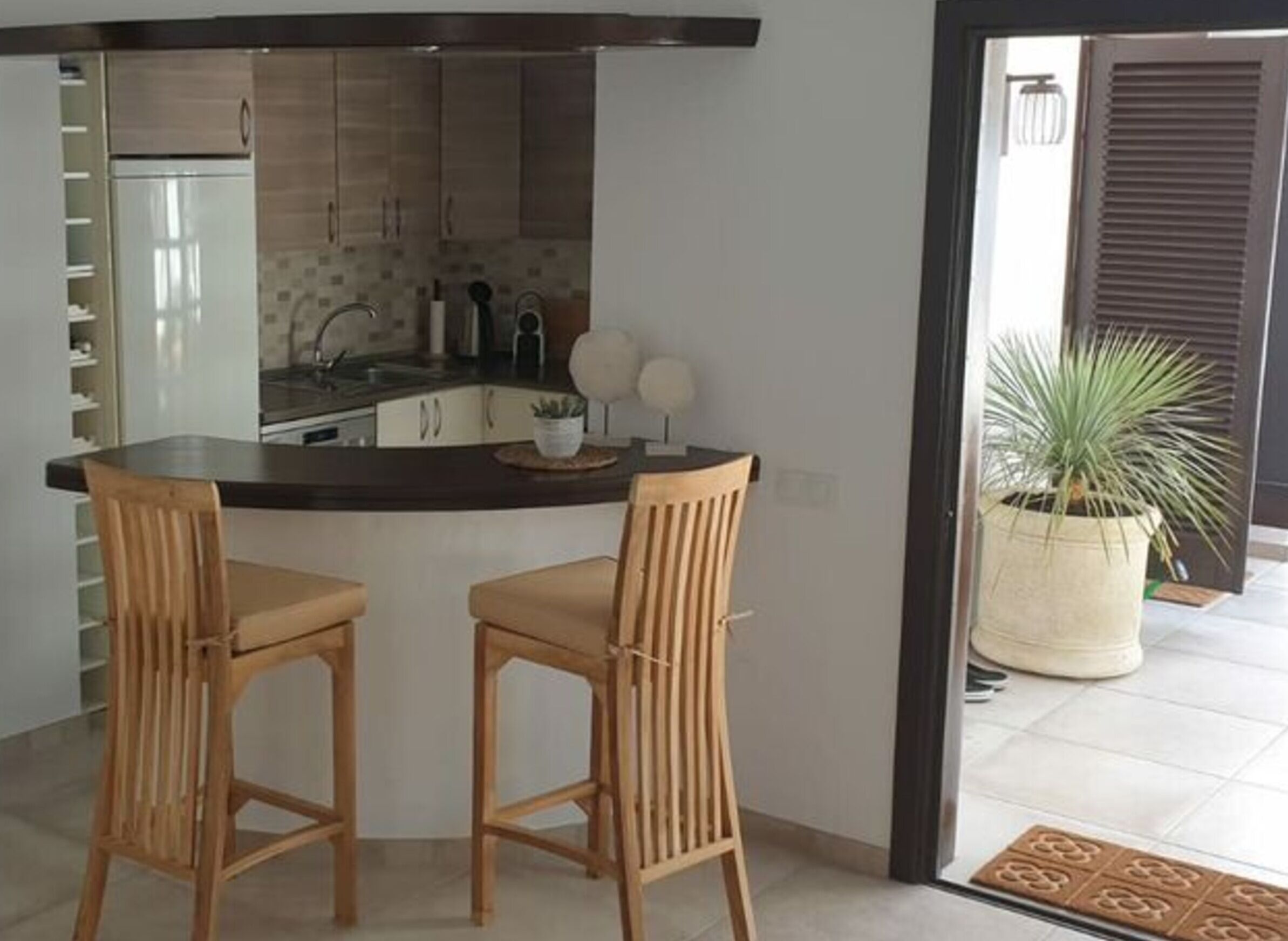 Apartment | Private kitchen | Oven, electric kettle, toaster