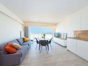 Apartment | Living room - Beautiful Apartment With Stunning sea View (Middelkerke)