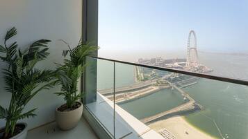 Appartamento Premium, 3 camere da letto, vista mare | Balcone