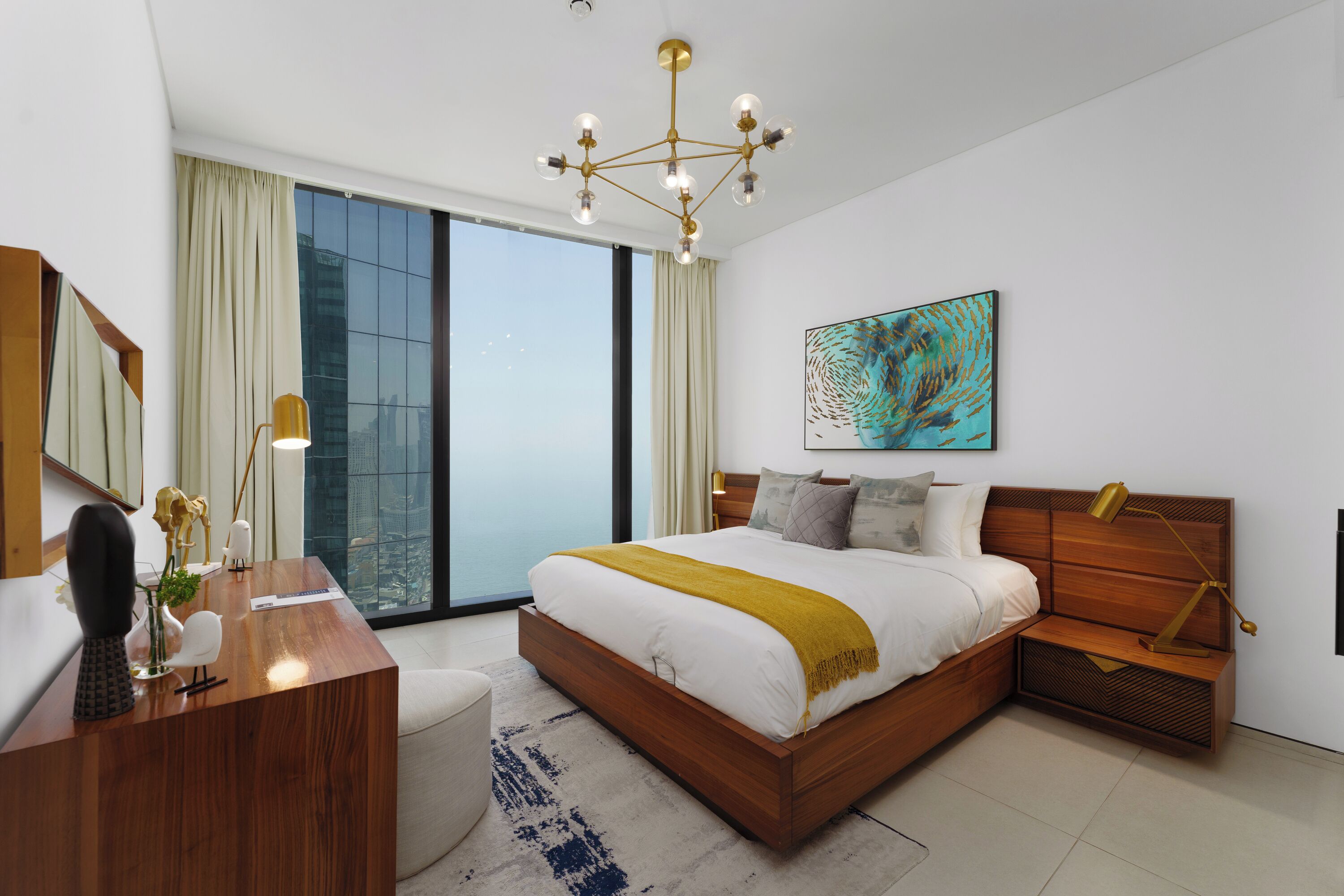 Premium Apartment, 3 Bedrooms, Sea View | 3 bedrooms, in-room safe, blackout curtains, iron/ironing board