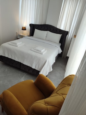 Premium bedding, free WiFi, bed sheets