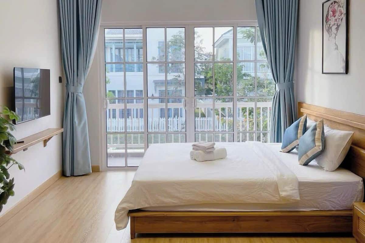 Deluxe-Villa, 3 Schlafzimmer | 3 Schlafzimmer, Betten mit Memory-Foam-Matratzen, kostenloses WLAN