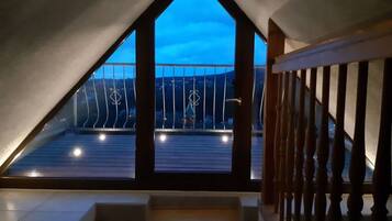 Blick von der Unterkunft