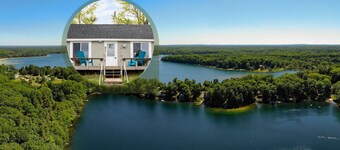 Bryan Lake Hideaway | Private Beach | Downtown