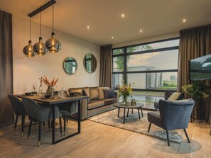 House | Living room - Holiday Home in Netherlands With Water Views (Maurik)