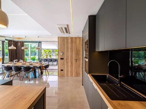 Villa | Private kitchen - Villa Alpha - Four Bedroom Villa With Swimming Pool (Rab)