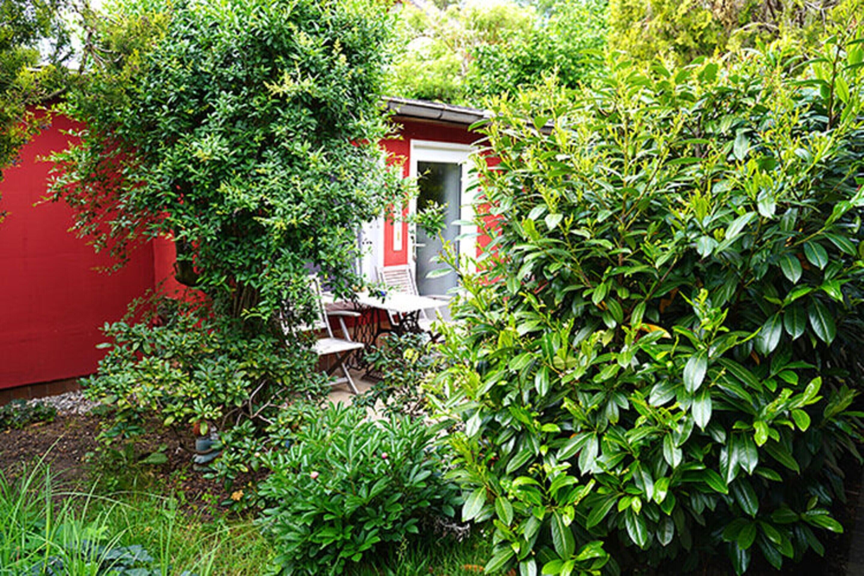 Blick von der Unterkunft