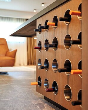 Exclusive Villa, Sea View | Living area | 150-cm LCD TV with digital channels - Exclusive pool villa with view  (Podstrana)