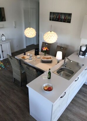 Private kitchen - Waterkant 48.2.s Comfortable Holiday Residence (Wangerland)