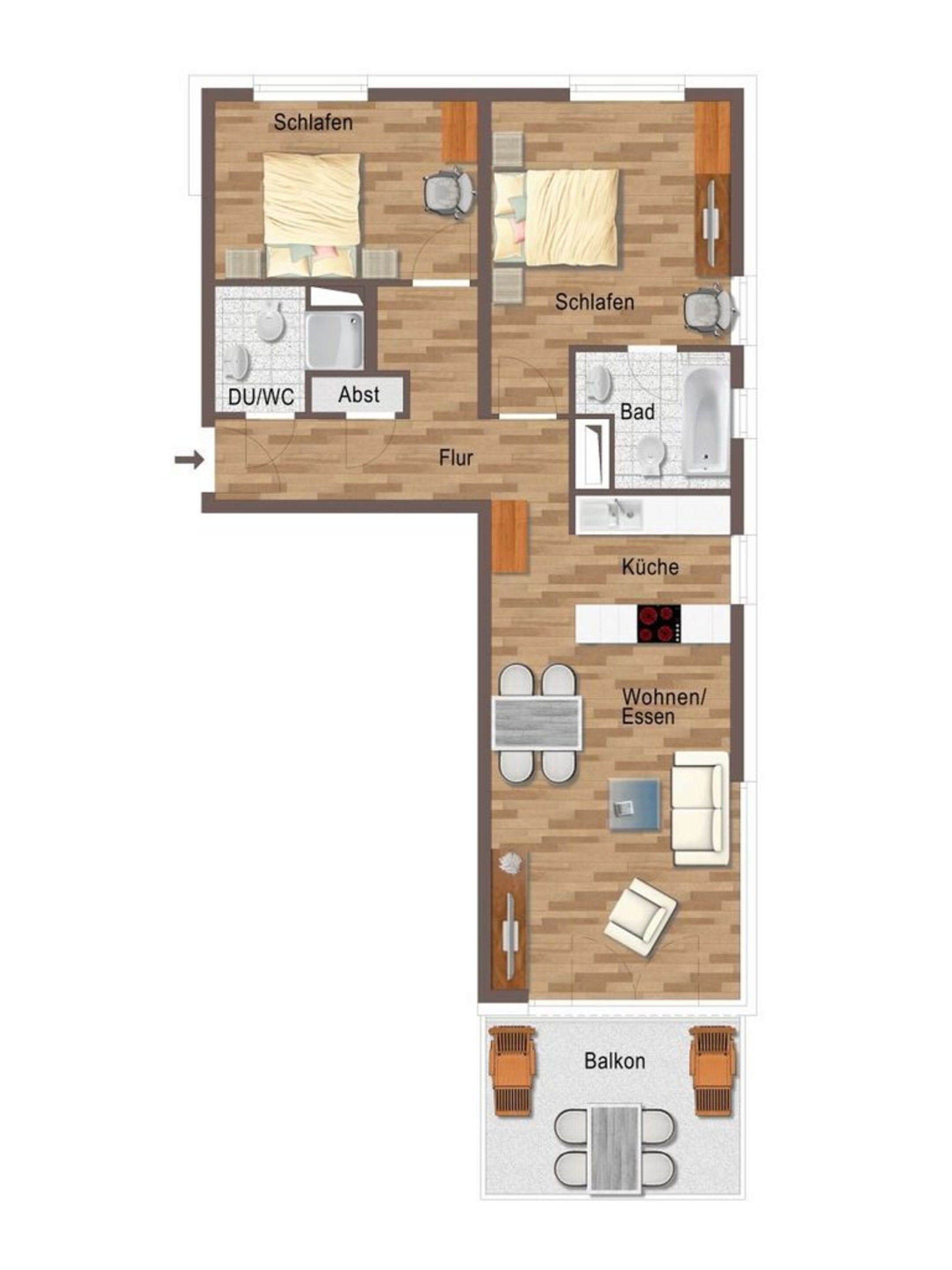 مخطط تصميم الطابق