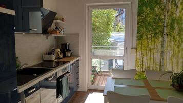 Apartment | Private kitchen | Oven, toaster, highchair