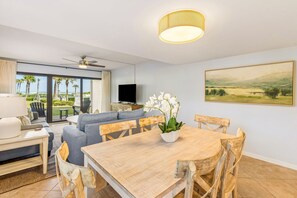 Dining - Oceanfront | Ground Level | Amelia Surf and Racquet Condo (Fernandina Beach)
