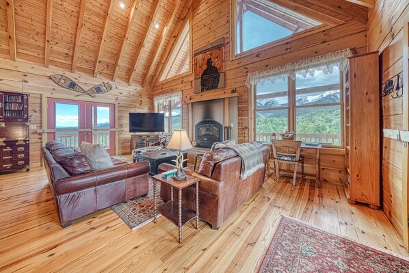 TV, fireplace, DVD player, ping pong