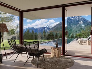 Apartment | Dining - Apartment With Shared Infinity Pool (Sankt Martin am Tennengebirge)