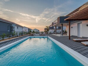 Villa | Pool | Indoor pool, outdoor pool - Apartment in Croatia by the Adriatic Coast (Sukosan)