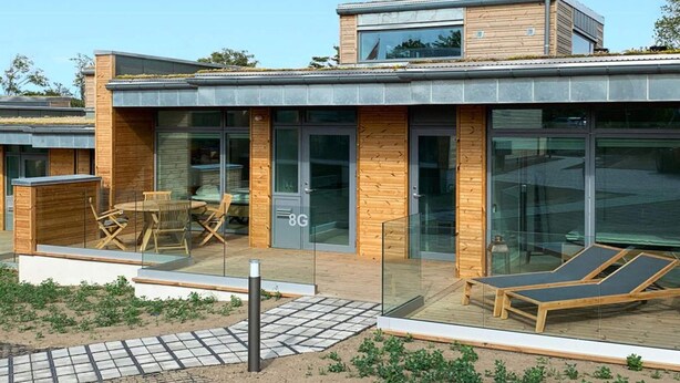 Outdoor dining - 6 Person Holiday Home in Svaneke (Svaneke)