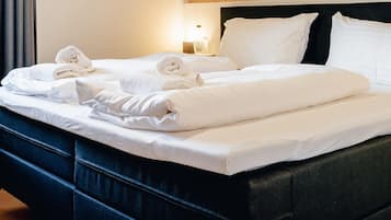 2 bedrooms, individually furnished, bed sheets