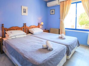 อพาร์ทเมนท์ | 2 ห้องนอน, ตกแต่งพิเศษโดยเฉพาะ, ผ้าปูที่นอน