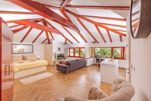 Living area - Luxury loft with Old Bridge View (Mostar)